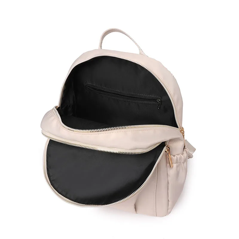 Elegant Bagpack Women High Quality Nylon Backpacks Female Big Travel Back Pack Large School Bags for Teenage Girls Shoulder Bag