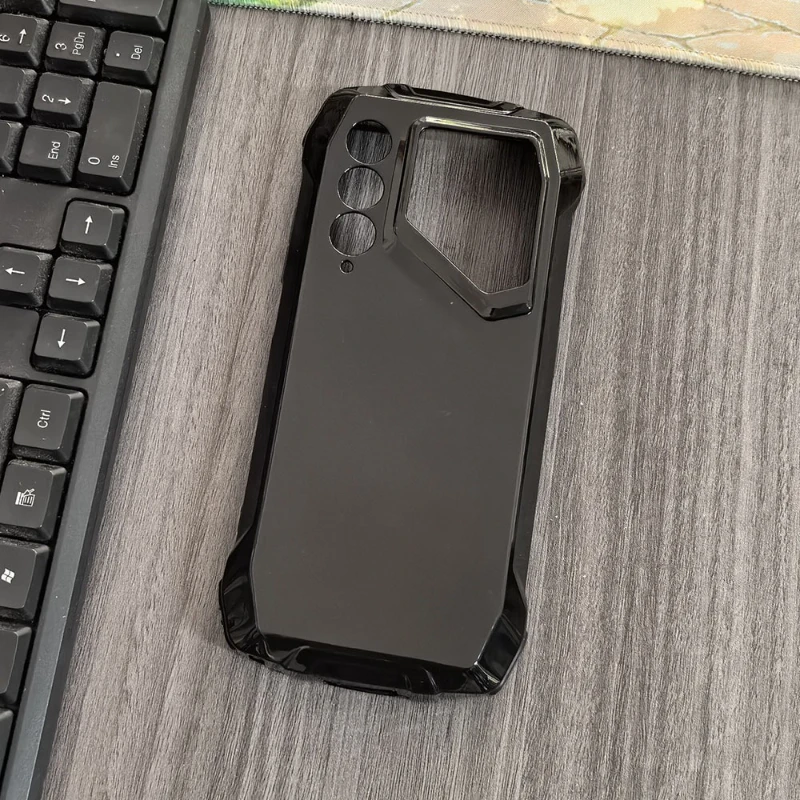 Blackview Oscal Pilot 1 Transparent Black TPU Phone Case - Soft Silicone Protective Shell