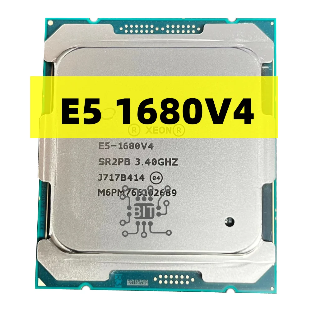 Xeon Processador Sr2pb e5 1680v4 3.4ghz 8-core 20mb 140w e5 1680 v4 Lga20113 Cpu e5 1680 v4
