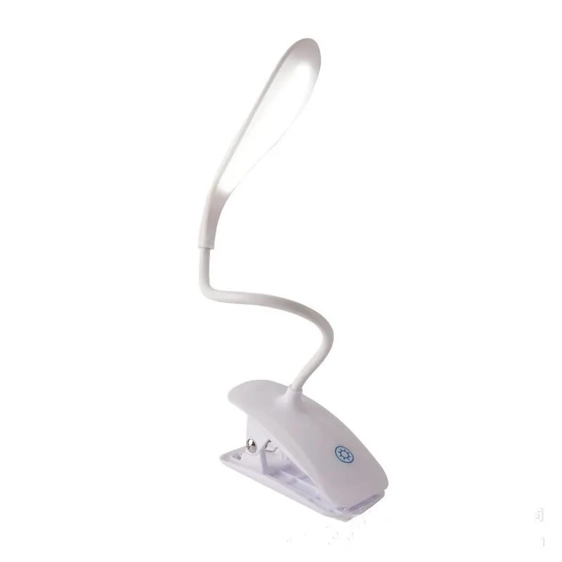 USB Charging Duckbill Desk Lamp Three Levels Touch Dimming Bedroom Bedside LED Eye Protection Learning Desk Lamp Clip Book led lamp