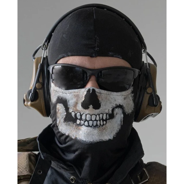 MW2 cod call of duty Halloween Ghost Skull Motorcycle Balaclava Mask  Cycling Full Face Game Cosplay Mask - AliExpress