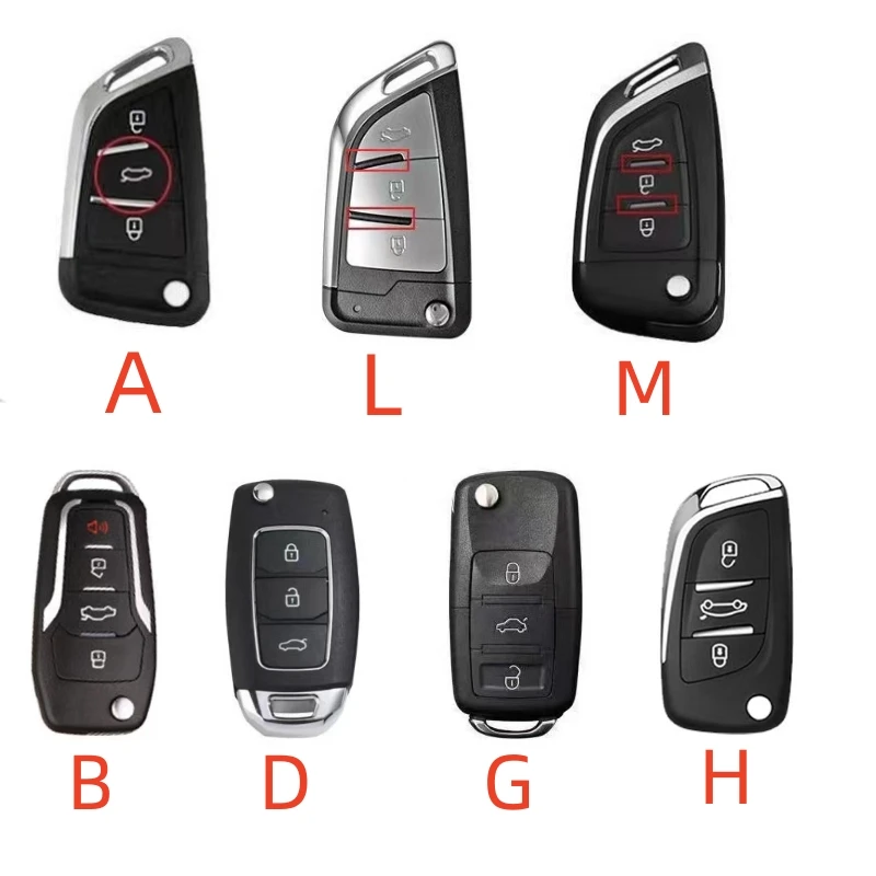 For VVDI rear equipped with KD special high-grade modified blade folding key case key case key case cover car key shell remote control case cover remote control protective sleeve