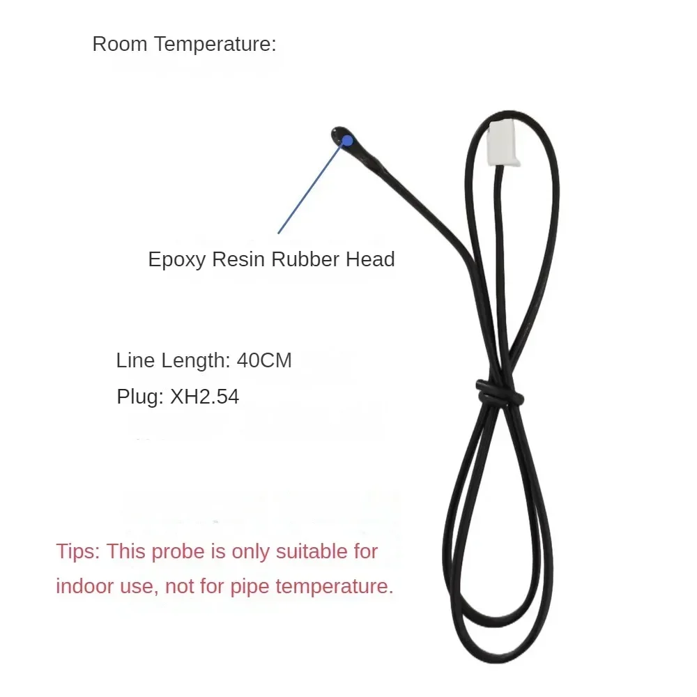 New 5K 10K 15K 20K 25K 50K 100K Rubber Head Room Temperature Sensor For Air Conditioner Conditioning Copper Head Pipe Sensor