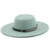 Fedora Hats for Women New 9.5cm Wide Brim Dress Men Cap Felted Hat Panama Church Wedding classic Band Men Hat Sombreros De Mujer 12