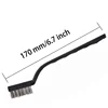 12PCS 7inch Mini Steel Brass Wire Brush Paint Rust Remover For Industrial Devices Surface/Inner Polishing Cleaning Brush 2