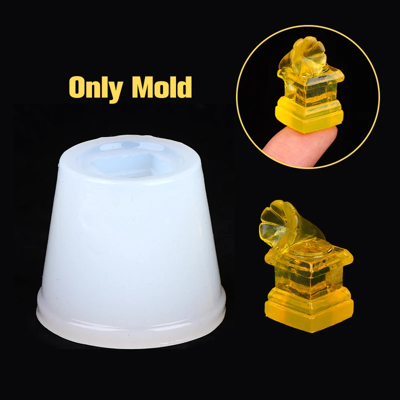 Gramofone Miniatura Honey Jar Vaso, Lâmpada De Óleo, Molde De Silicone DIY, Mini Casa De Bonecas, Decoração De Casa, Apenas Molde, 1:12 Dollhouse, 1Pc