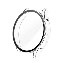 Durable PC Bumper Shell Screen Protector for Smartwatch - Universal Fit 40mm/44mm (Clear)