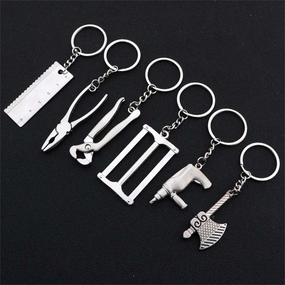 Mini Multitool Portachiavi A Forma Di Pala – Chiave Inglese E Cacciavite, Portachiavi Metallico Da Uomo