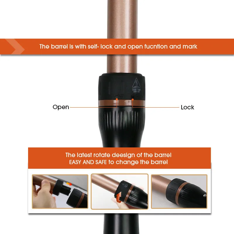 5 in 1 Curling Wand Sets with 3 Barrel Hair Waver Dual Voltage Instant Heating Temp Adjustment Hair Crimper Iron for Women hair curler hair iron hair tools
