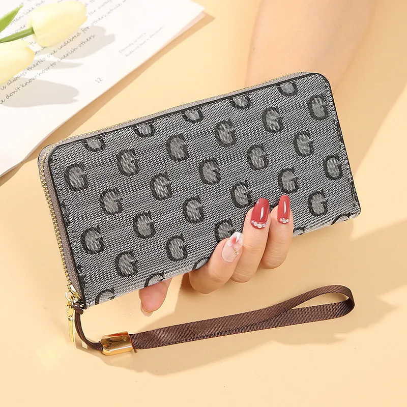 Brand G Zipper Coin Purse Vintage Card Holder Letter Card Holder Key Chain  Ladies Card Package Coin Pouch Coin Purse - AliExpress