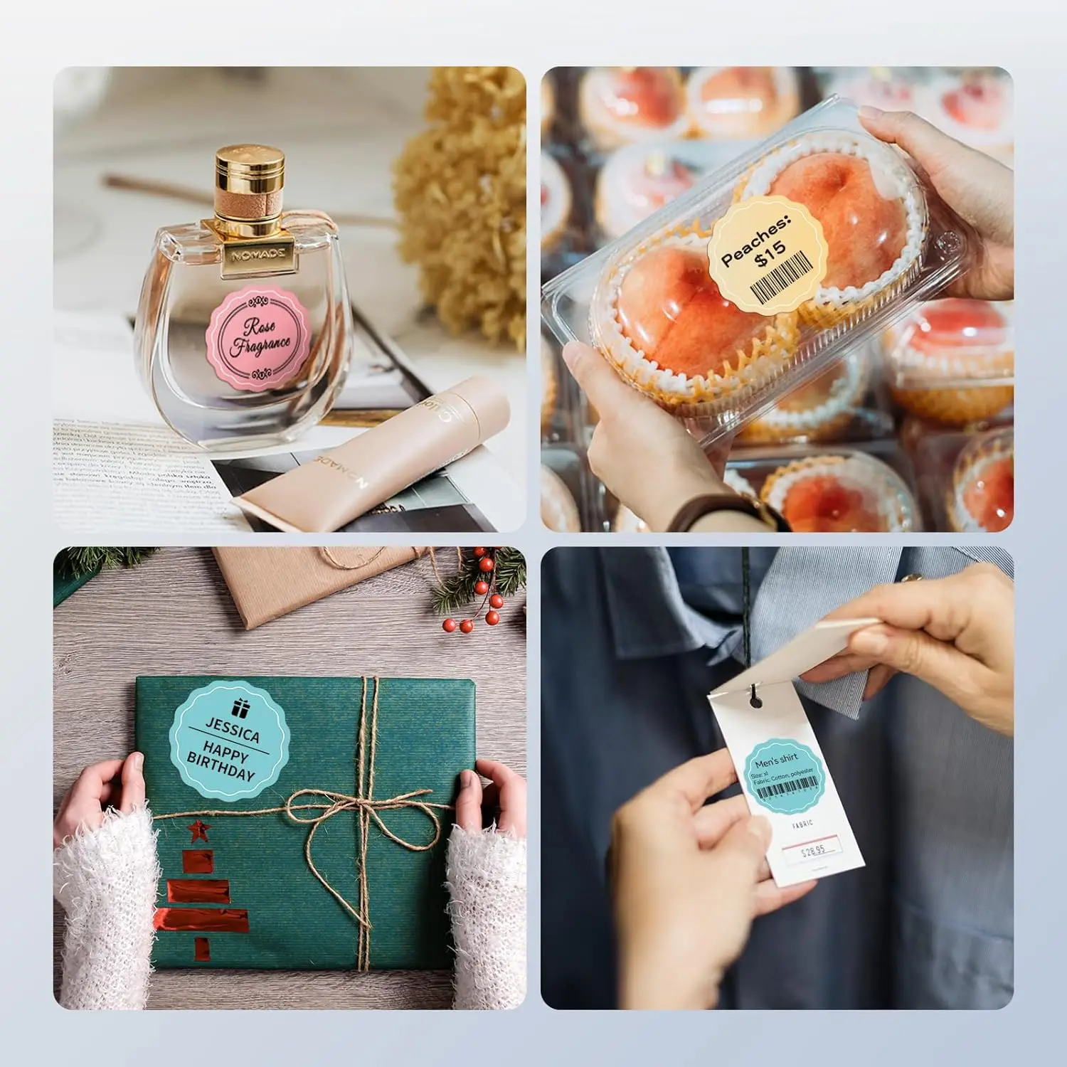 NiiMBOT B21 B1 Round Sticker Labels Sticker Self-adhesive Waterproof Thermal Label Paper For Niimbot Mini Portable Label Maker