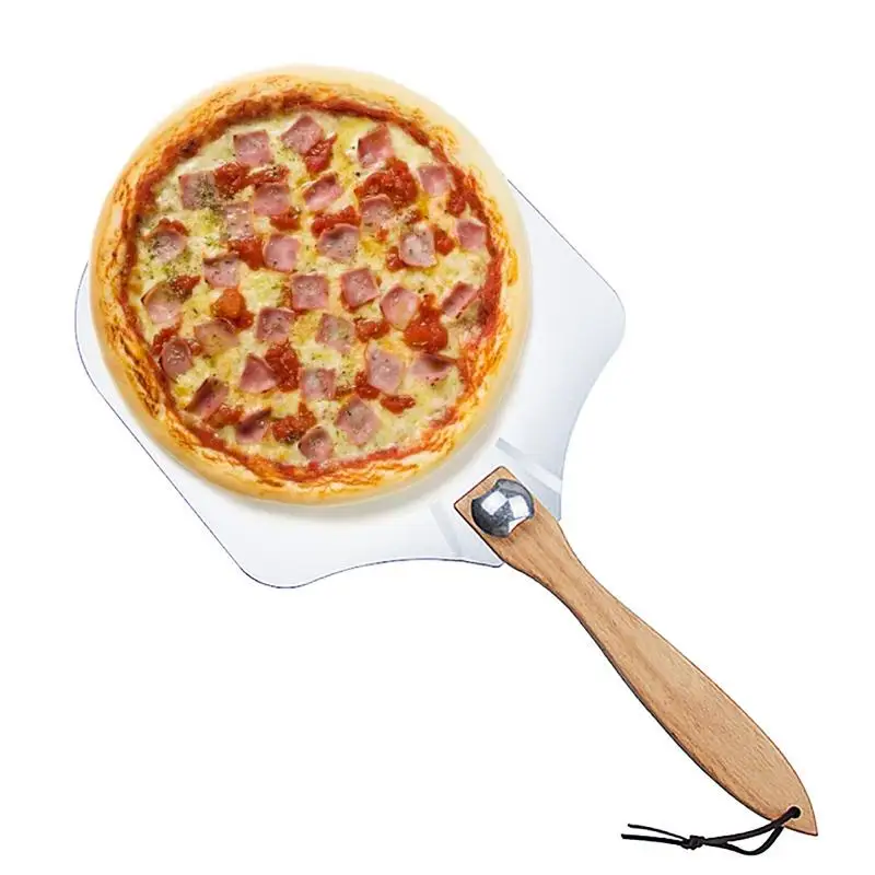 

12 Inch Aluminum Pizza Peel Spatula Paddle Long Handle Large Folding Metal Pizza Paddle For Oven Grill Homemade Pizza tool