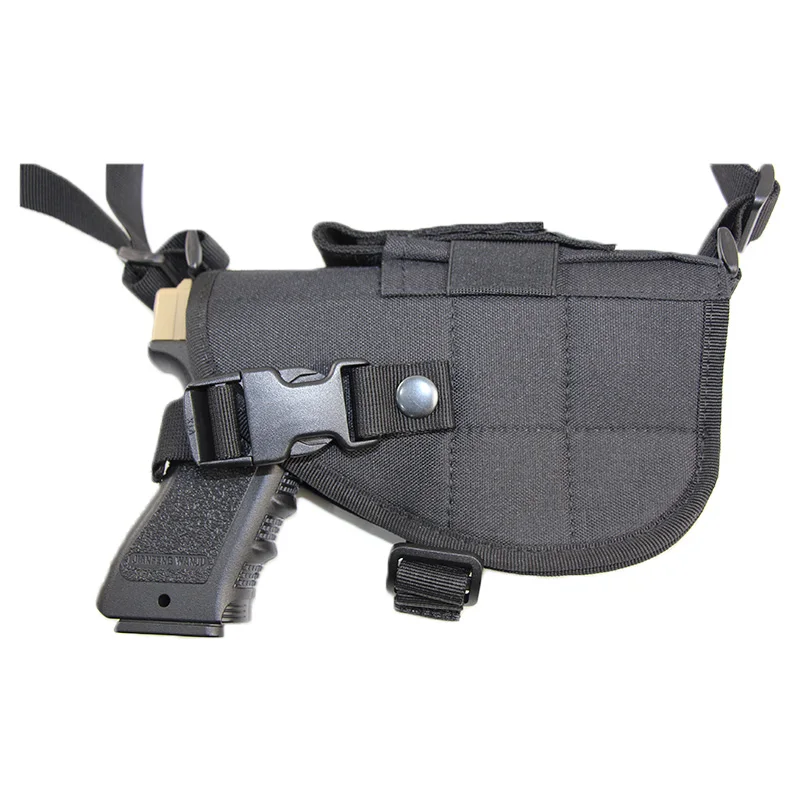 Versatile Concealed Carry Underarm Shoulder Holster with Dual 9mm Pouches