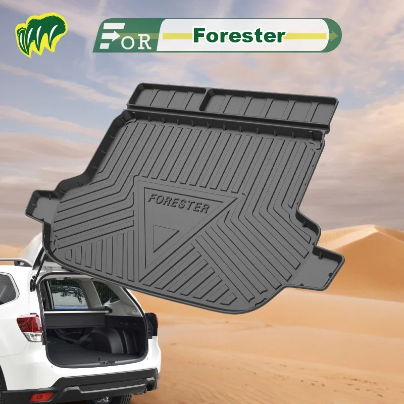 

For SUBARU Forester 21 22 23 2013-2024 Custom Fit Car Trunk Mat All Season Black Cargo Mat 3D Shaped Laser Measured Trunk Liners