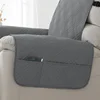 1seater Recliner Cover Anti-dirty Non-slip  Armchair Slipcover with Elastic Strap Sofa Couch Furniture Protector for Living Room 4
