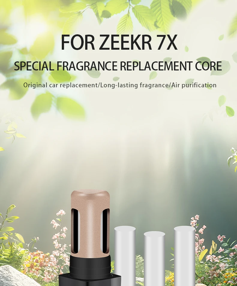 4pcs For ZEEKR 7X 007 X Original car fragrance replacement core Replacement of t