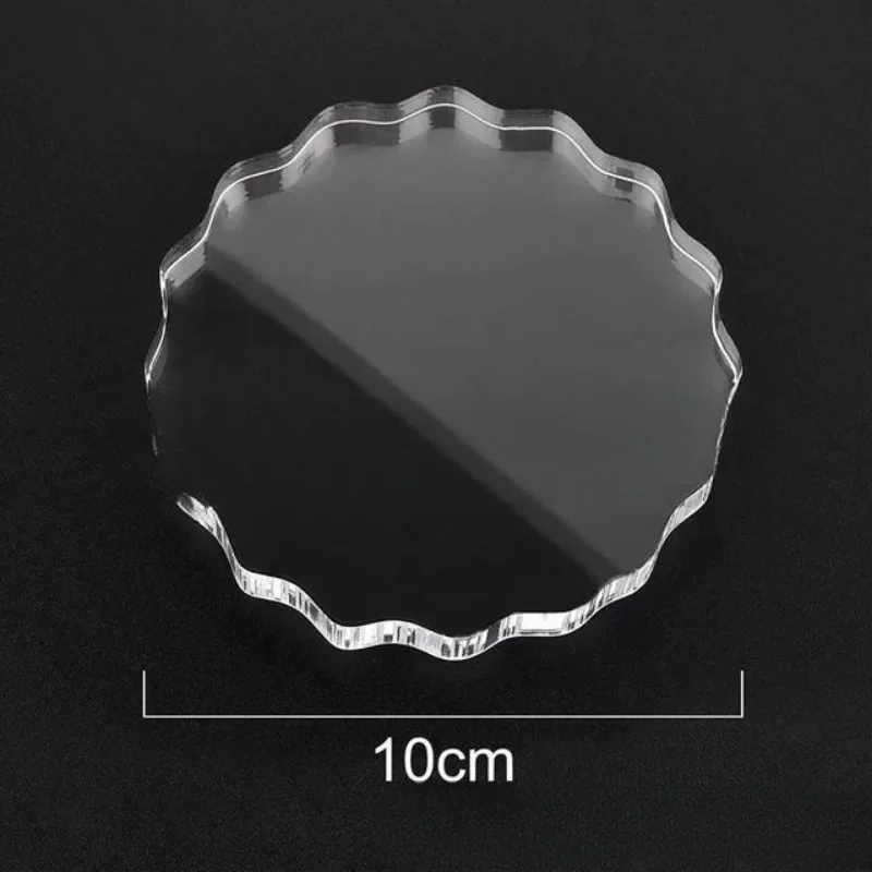 Acrylic Stamp Block Clear Acrylic Stamp Block High Transparency Acrylic Block for Transparent Seal Stamp DIY Scrapbooking Photo Album Decorative
