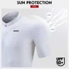 RION Cycling Jersey Men Mountain Bike MTB Shirts UPF50+ Bicycle Clothing Road Riding Jerseys Outdoor Sports Slim Fit Breathable 2