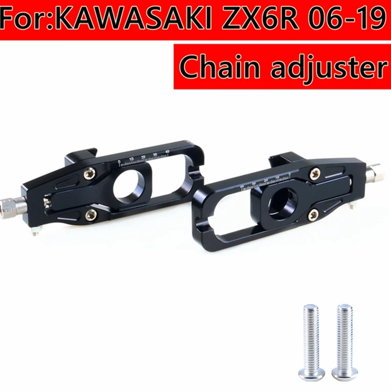 MotorcycleCNCRearAxleChainAdjusterTensionersForKAWASAKIZX6R
