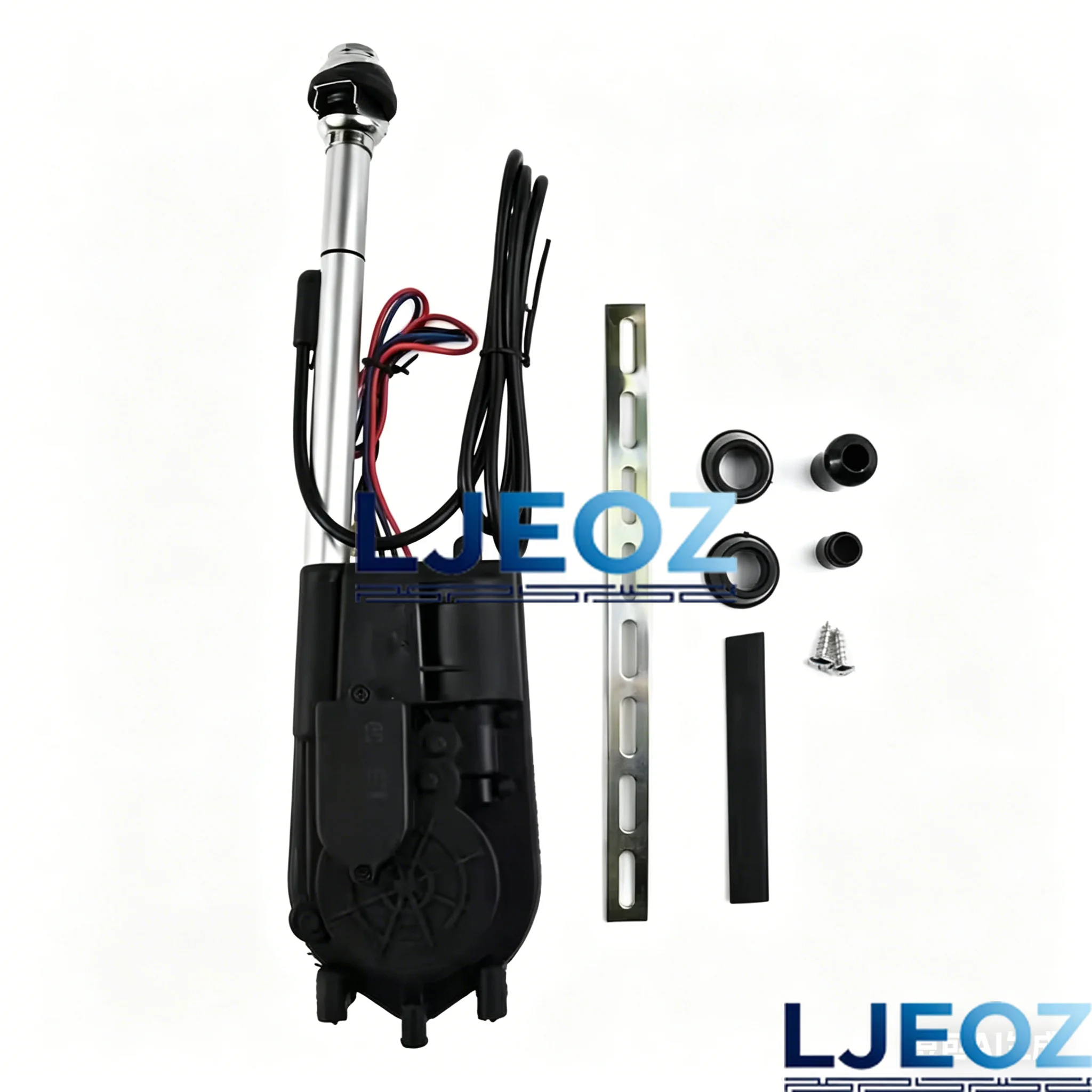 12V AM FM 송신기 공중 전기 안테나 자동 텔레스코픽 메르세데스/W140/W126/W124/W201 자동차 액세서리