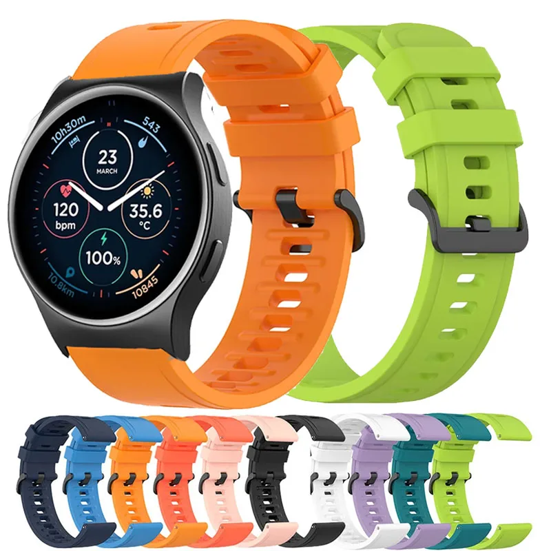 Silicone Sport Wristband - 20mm/22mm Bracelet Strap