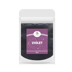 Vibrant Fabric Dye Powder for Textile and Garment Revitalization (Violet)