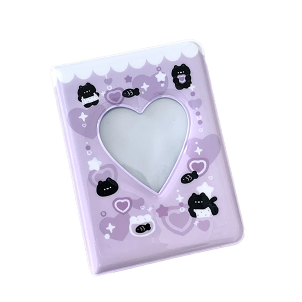 Cartoon Bear Photo Album 3 Pollici Porta Carte Fotografiche Carte Idoli Coreani Raccogli Libro 40 Tasche Mini Instax Album Fotografico