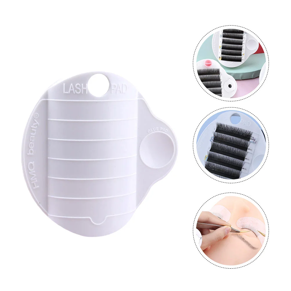 

Eyelash Extension Hand Plate Lash Holder Eyelash Extension Pallet Eyelashes Stand Holder with Adjustable Wrist Strap for Makeup