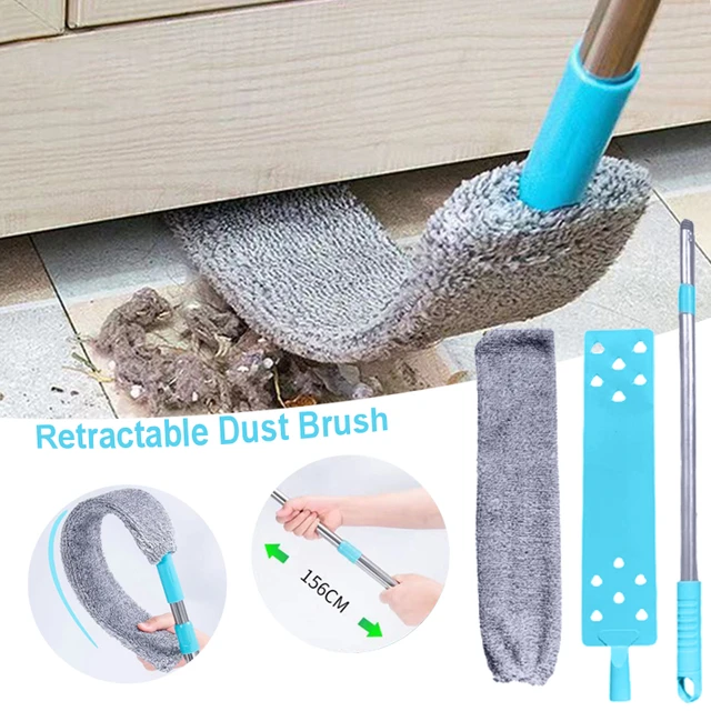 Long Handle Bedside Dust Brush Retractable Cleaning Brush for Sofa