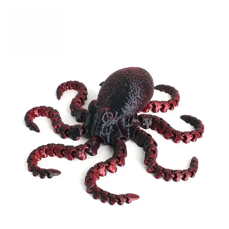 1pc 3D Printed Octopus Ornament: Creative Animal Desktop Home Model Gift 4 S0337f12ac6524ab883b4363c4c93b1efu