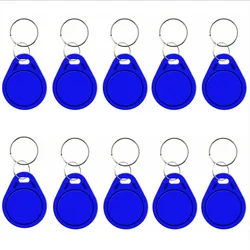 Enhanced NFC Keyfob with Changeable UID and Writable Memory (10Blue - KeyCUID)
