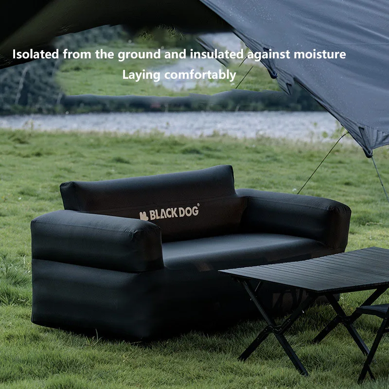 BLACKDOG Automatic Double Inflatable Sofa Portable Outdoor Camping Picnic Air Mattress Lazy Inflatable Bed with Inflatable Pump 2