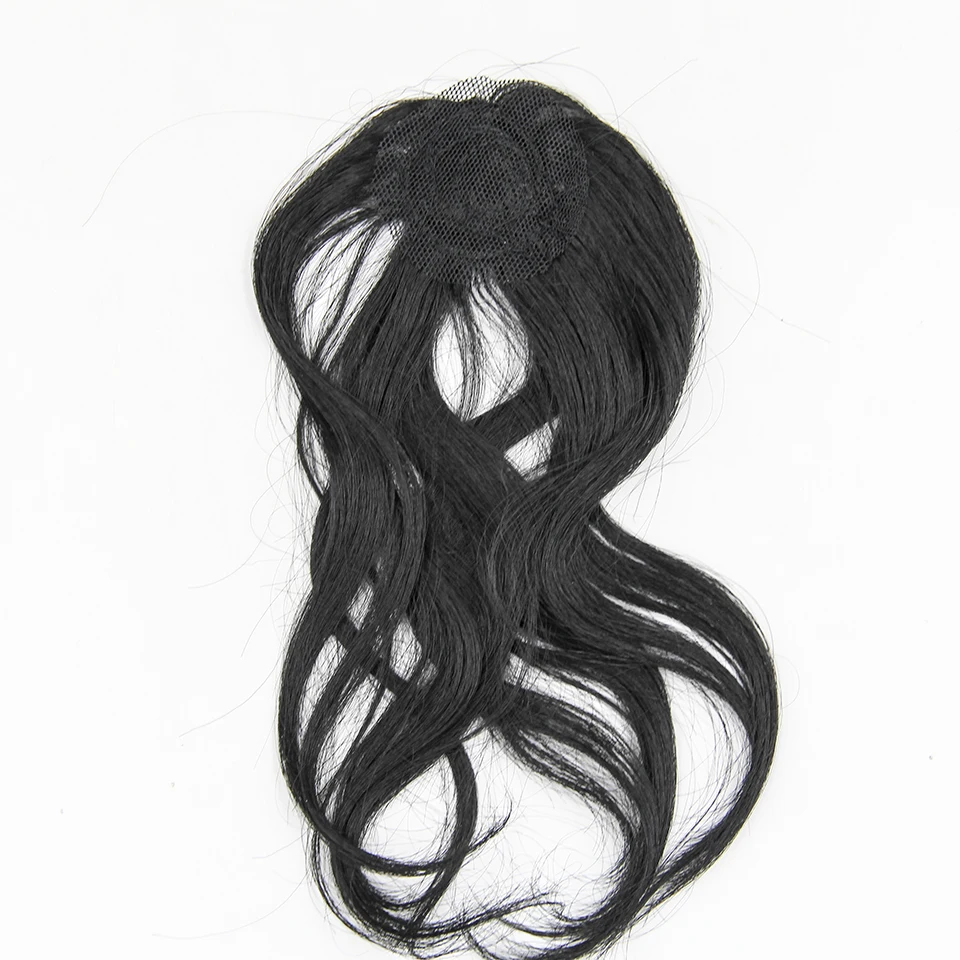 Body Wave Bundles Synthetic Wigs Hair Extension Natural Black Two Tone Colour Heat Resistant Bundles with Free Fringe Hair Weft