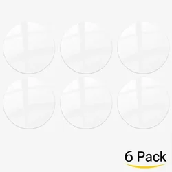 Premium Tempered Glass Screen Protector Film - Anti - Scratch, HD Clarity for Smartwatch Accessories (6PCS)