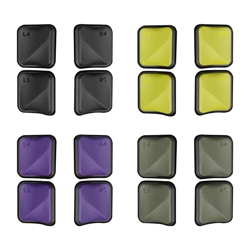 Botão Voltar Enhancement Conjunto para Steam Deck Anti-slip Pads Handle Grip Console Grip Backs Acessório