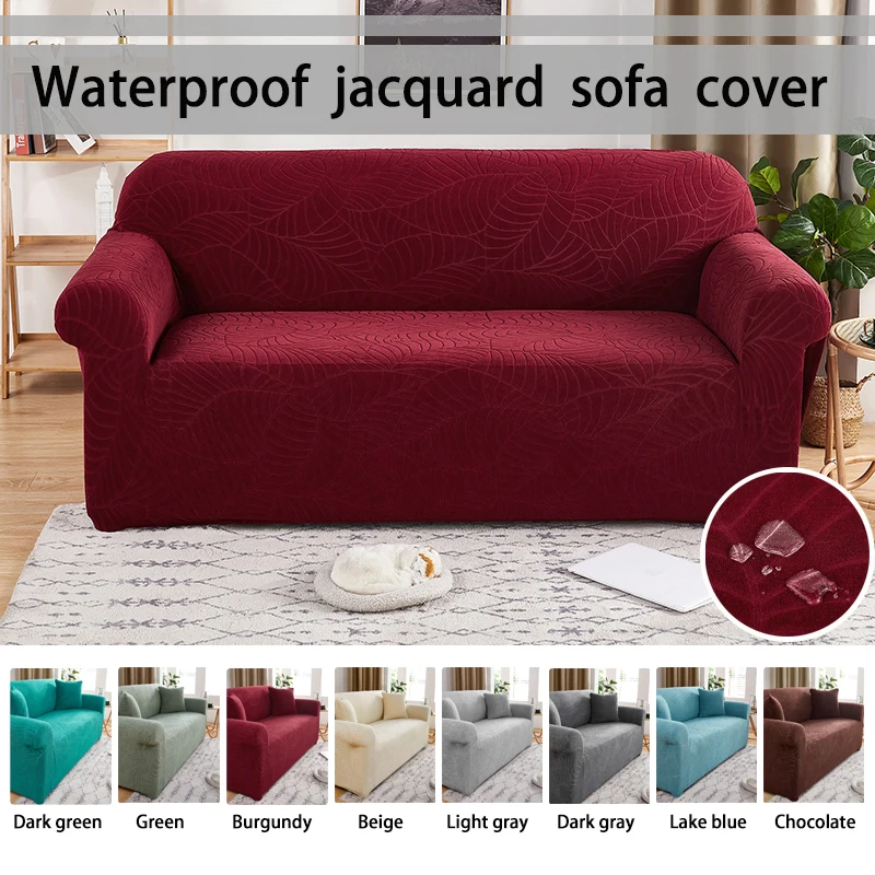 Sofa Cover 1PC Elastic Jacquard for 1/2/3/4 Seater L-shaped Corner Sofa Living Room