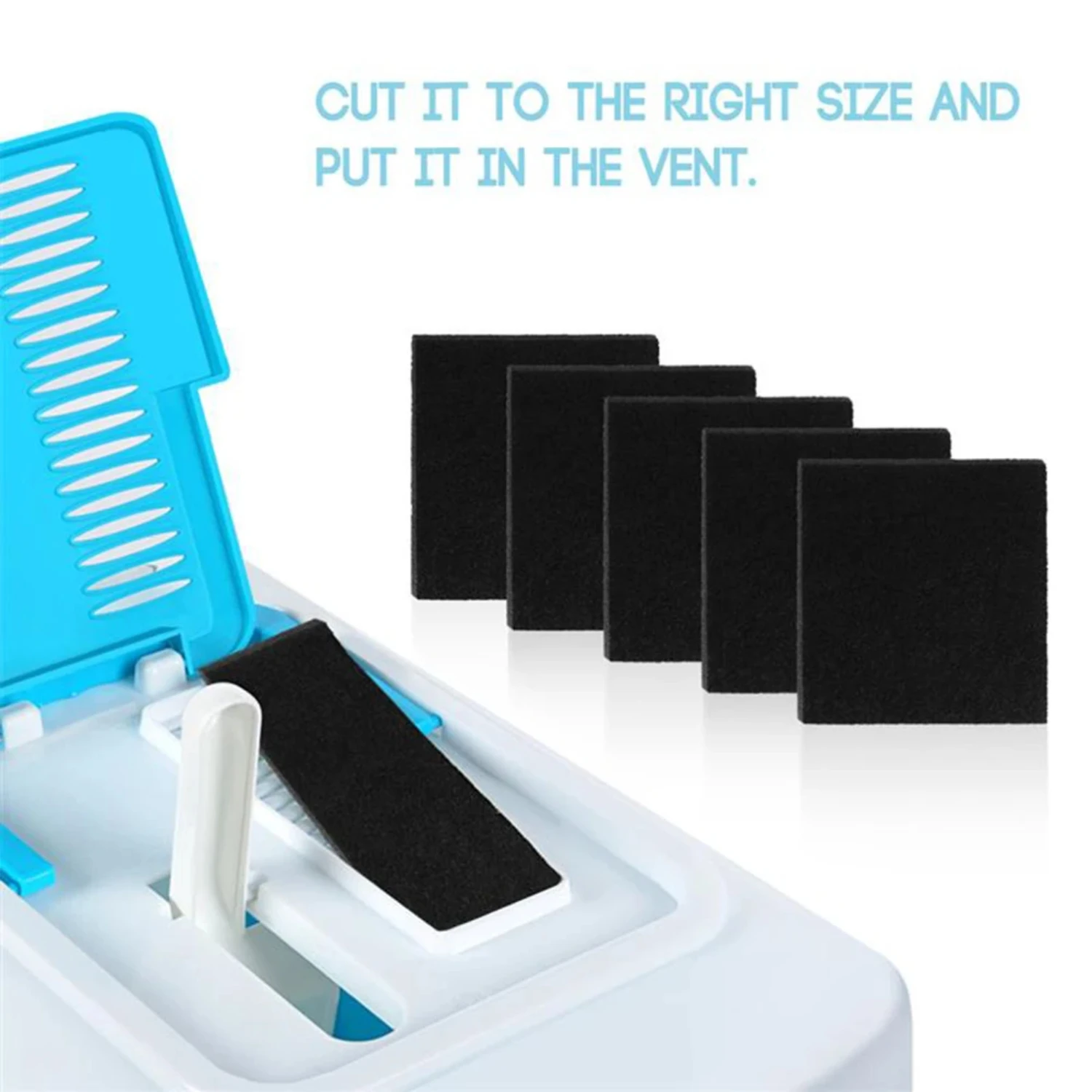 Pet Litter Box 6-Pack Carbon Filters