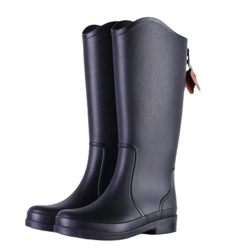 Women's Tall Rain Boots Kitchen Waterproof Non-slip Rain Boots Women Fashion Outdoor Work Boots Novo Em Botas Femininas 2023