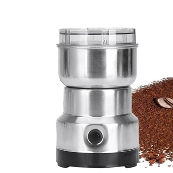 Smash Machine Electric Cereals Grain Grinder Mill Herbs Pulverizer Grinding Machine Tool Mental Electric Coffee Bean Grinder 1