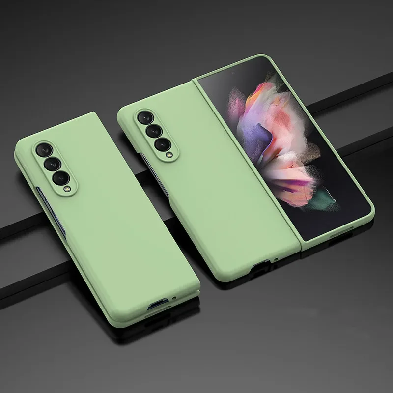 Premium Plain Protective Case for Foldable Smartphones - Durable Cell Phone Cover