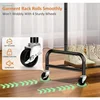Heavy Duty Clothing Racks for Hanging Clothes Rack, 43" Wide Rolling Garment Rack Metal Clothing Hanger 4