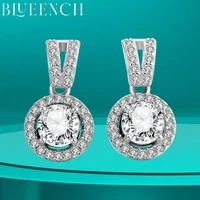 BLUEENCH Moissanite Stud Earring for Women Diamond Beating Heart Earring 100% S925 Sterling Silver White Gold Plated Jewelry