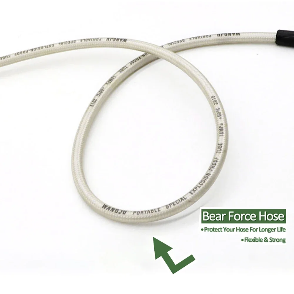 Tubo Idropulitrice 10 Metri Con Treccia Acciaio - Per Serie K2 K3 K4 K5, Max 180 Bar, Con Adattatore - Foto 5