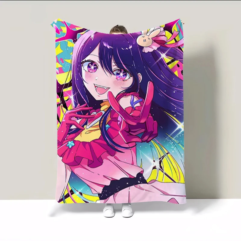 

Oshi No Ko Couch Throw Blanket to Cover Sofa Mantas De Cama Cushion Blankets Luxury Summer Comforter Bedroom Decoration Bed Nap