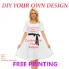 Customized Spring Dress Women Stylish Party Dress A-Line Girdle Dresses Girl Trend Fashion Elegant Popular DIY Dresses 1