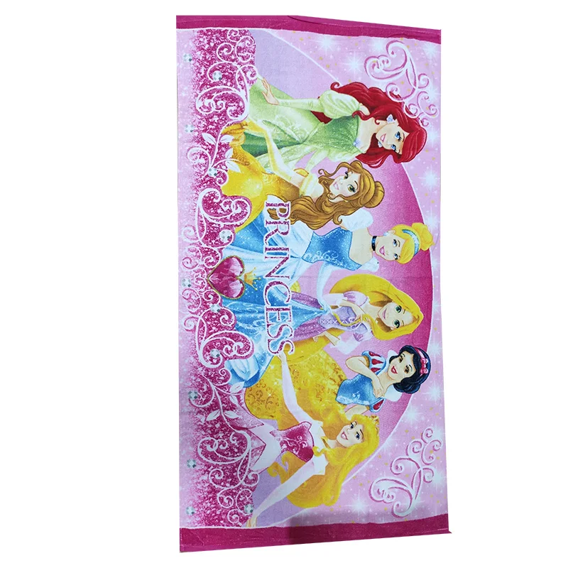 

2023 Disney Cartoon Rapunzel Princess Snow Swiming Bath Towel for Baby Boys Girls Birthday Gift Polyester Teens Shower 60x120cm