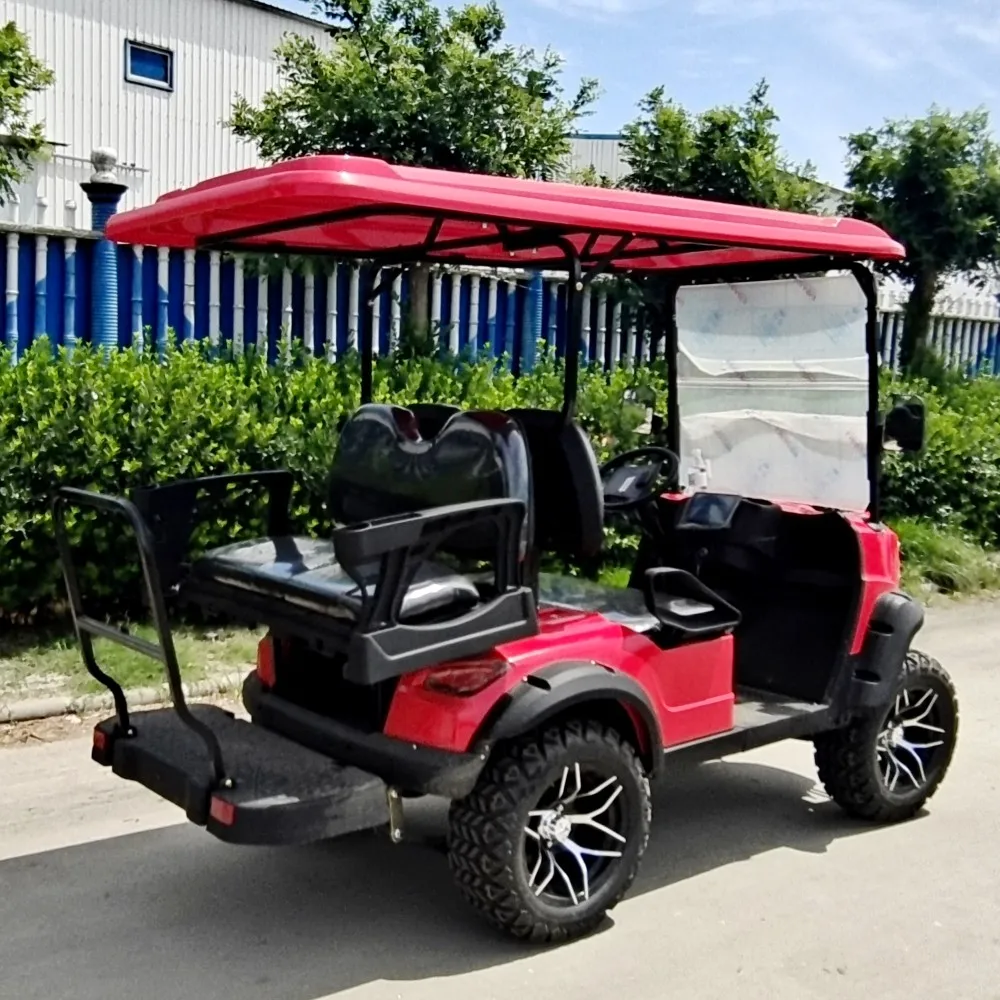 2 + 2 Posti 4Kw/5Kw Motore Carrello Da Golf Elettrico/2/4/6 Posti Carrello Da Golf/Con Carrelli Da Golf Elettrici A Energia Solare