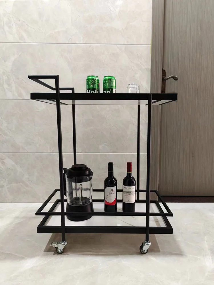 *Restaurant delivery trolley Mobile trolley Dessert fruit tray cart