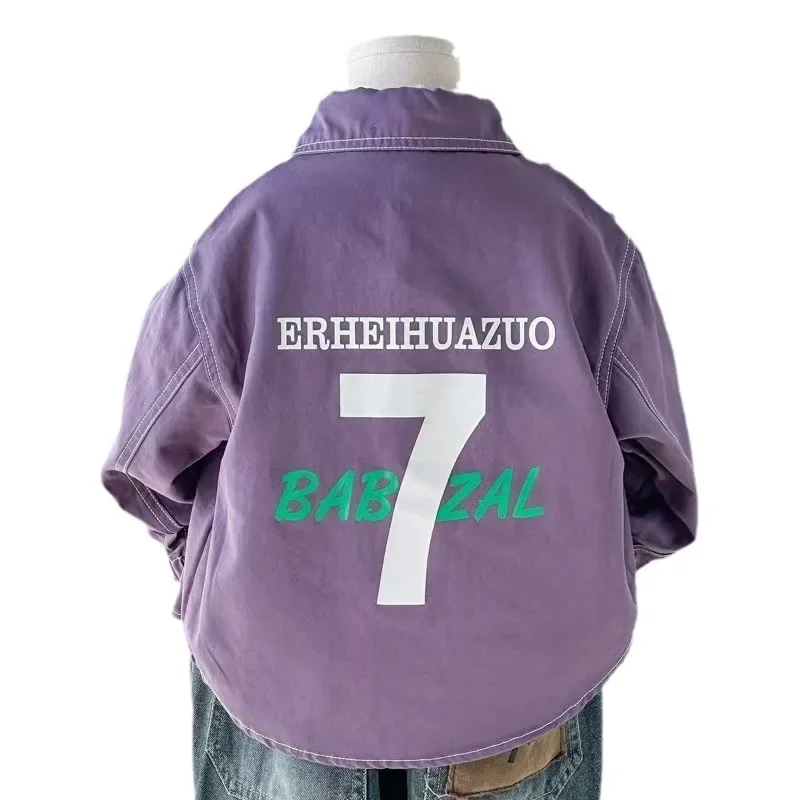 Stylish Long Sleeve Children's Open Cardigan Spring Autumn Hot Sale Of The Season Handsome Baby Boy Shirt Jacket Cute Toddler Ki