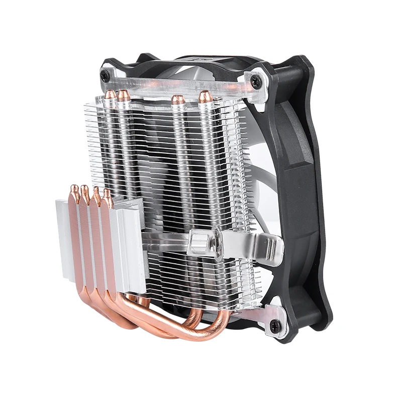 Tubo de Cobre Curto Cpu Ventilador do Radiador pc Cooler Argb 120 Milímetros 4pin 775 1150 1155 1356 1366 1200 1700 Am3 Am4 X79 X99 2011-v3 4 - Imagem 2